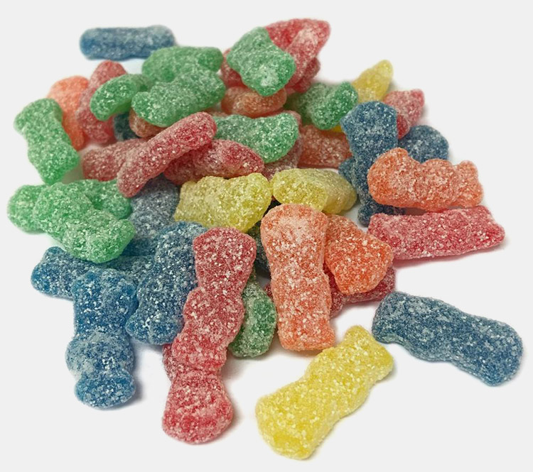 Sugar Coated Gummy Bear Candy - 100 Pc.