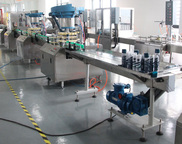 automatic-Aerosol-Filling-Machine