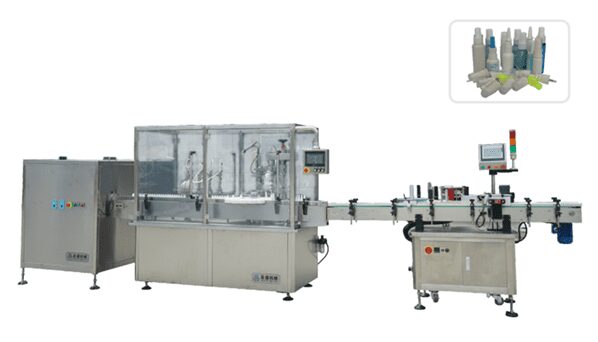 spray liquid filling machine