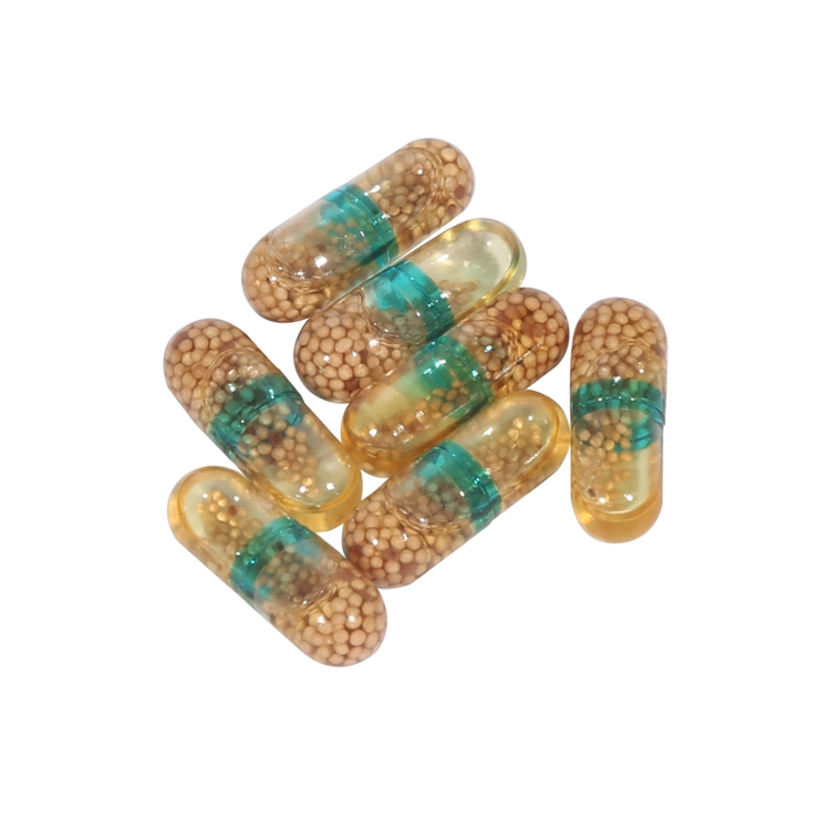 Granule filled capsules