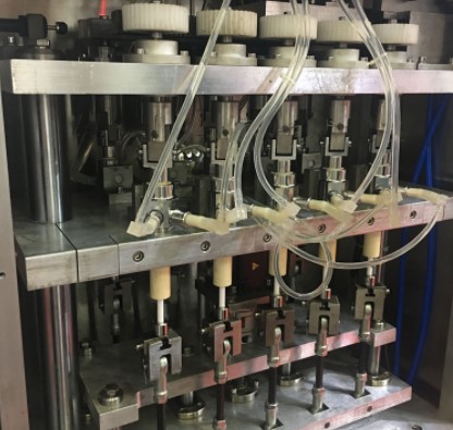 Part of Aipak Hard capsule liquid filling machine