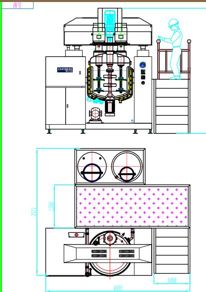 toothpaste making machine detail 2