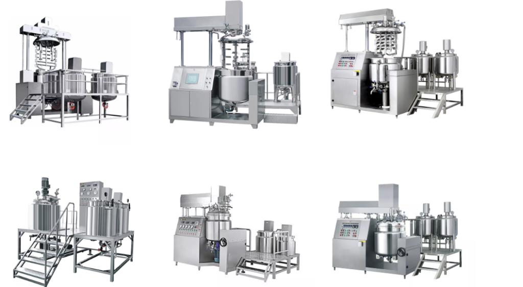 vacuum emulsifying mixer