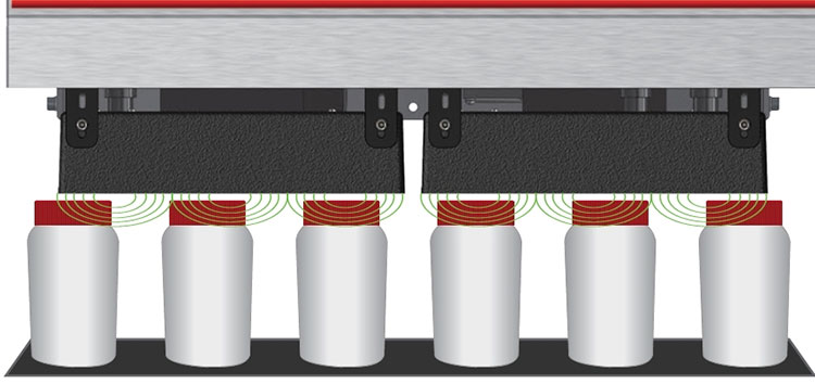 Working of induction sealing machine