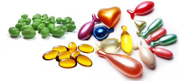Different Shapes of Softgel Capsules