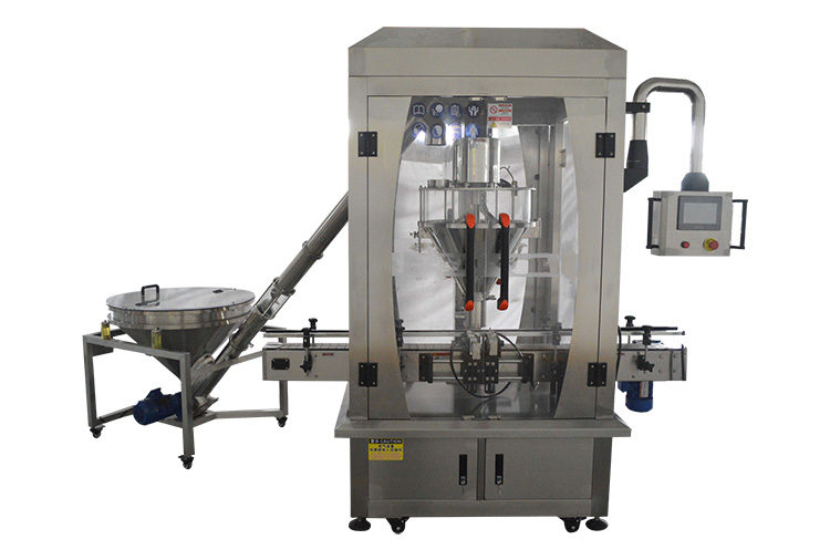 Automatic Double Head Powder Filling Machine
