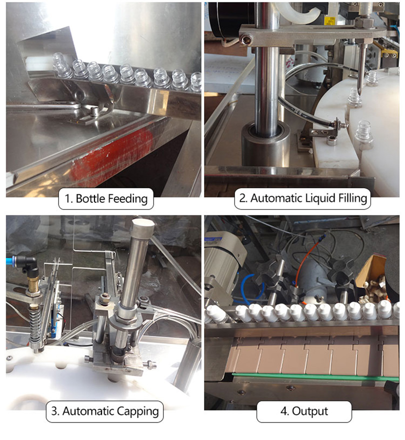 E-liquid Filling Machine Working Process