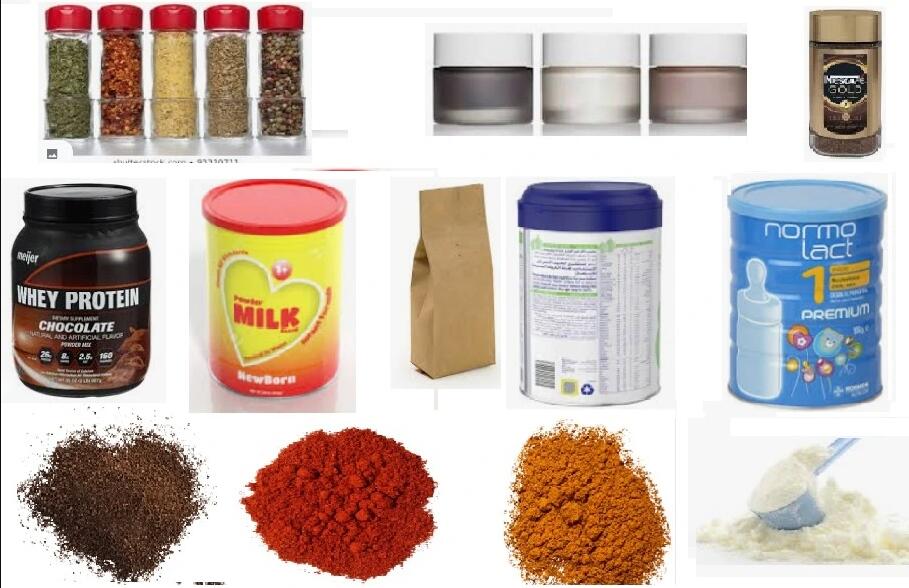 product of powder filling machine