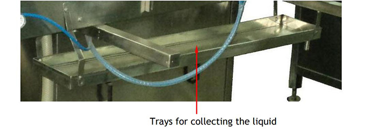 stainless-steel tray of E-liquid Filling Machines
