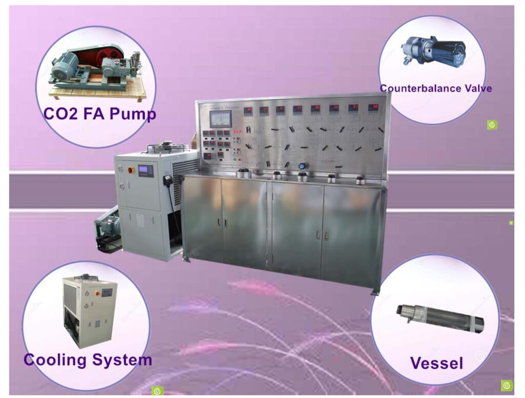 part of supercritical co2 extraction machine 4