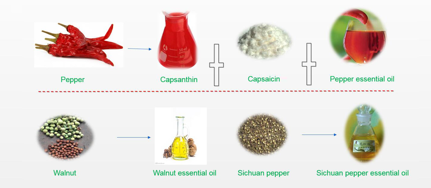 product of supercritical co2 extraction machine