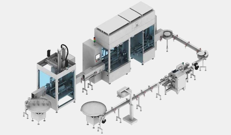 Complete packaging line