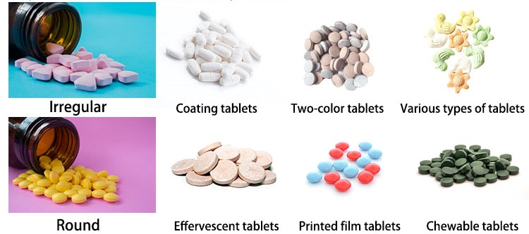 various type of tablets