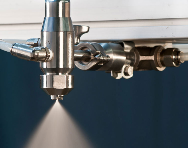efficient coating of materials