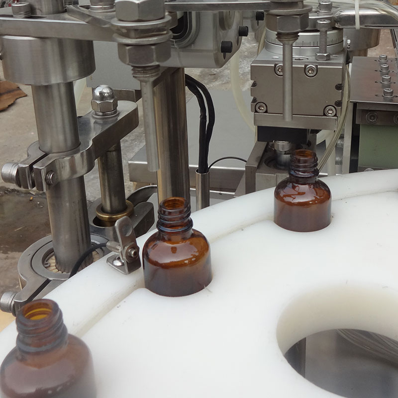 syrup filling machine working process