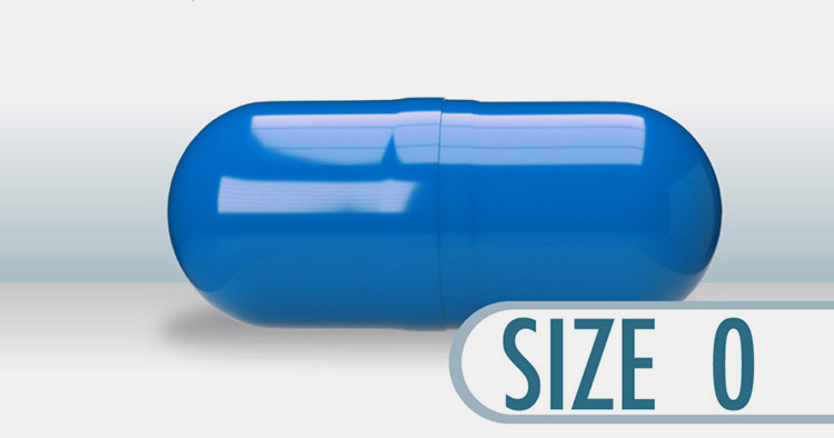 Size-0-capsule