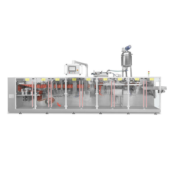 APK-130S Horizontal Cosmetic Juice Premade Pouch Filling Machine