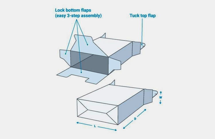 Lock Bottom Carton