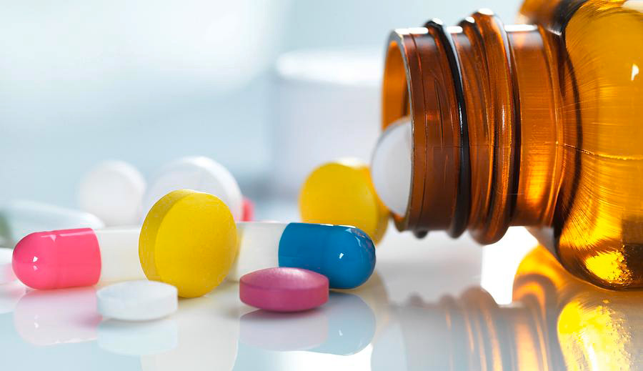 pharmaceutical bottles banner