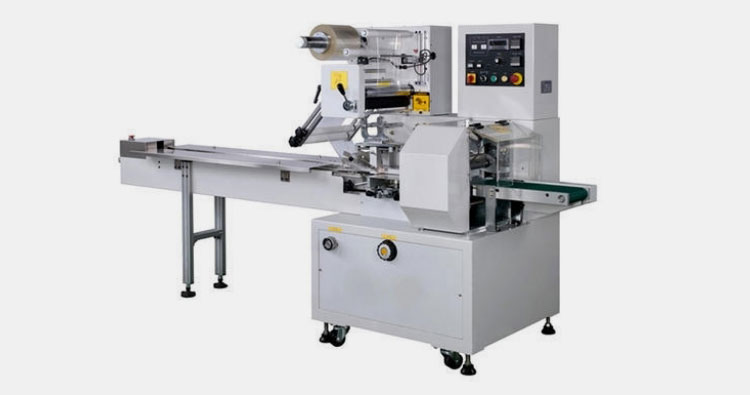 Flow-wrap machine