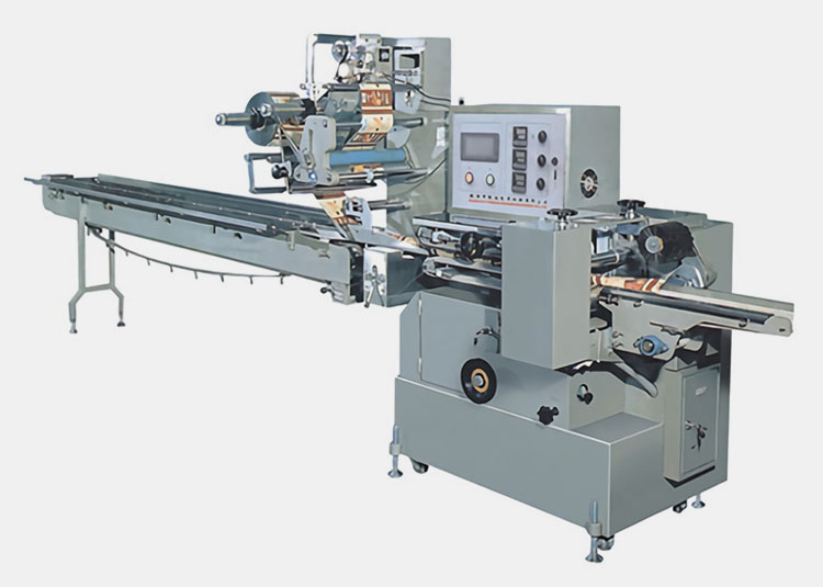 High Speed Full Automatic Food Pillow Packaging Flow Wrap Machine