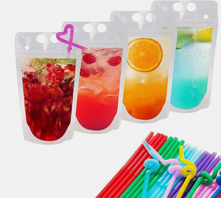 Irregular Shaped Stand Up Pouch Bag Juice Doypack Machine
