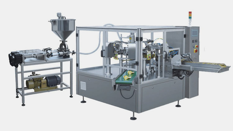 Rotary Liquid Premade Pouch Filling Machine