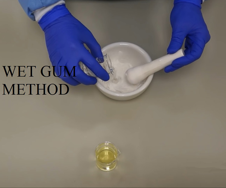 Dry and wet gum method-1