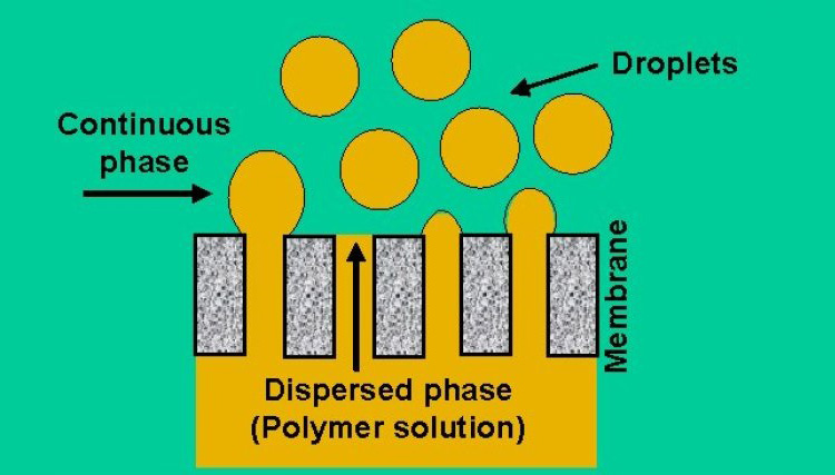 Membrane emulsification