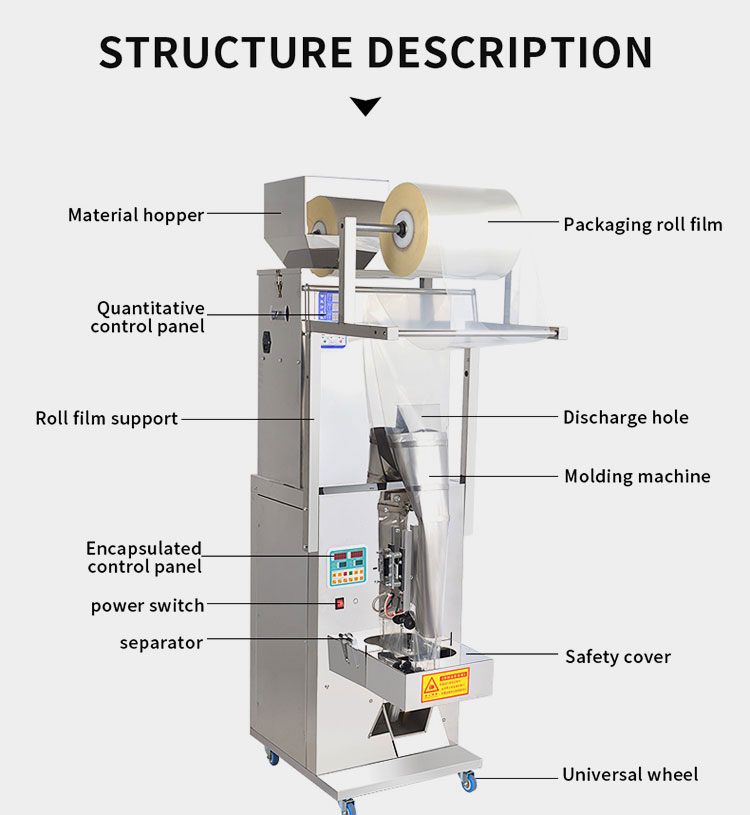structure-of-vertical-sachet-filling-machine