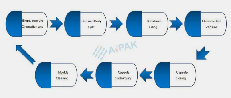 working principles of capsule filling machine