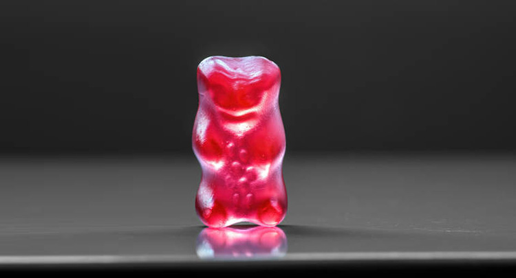 Softening Gummy Bears make them more Sticky