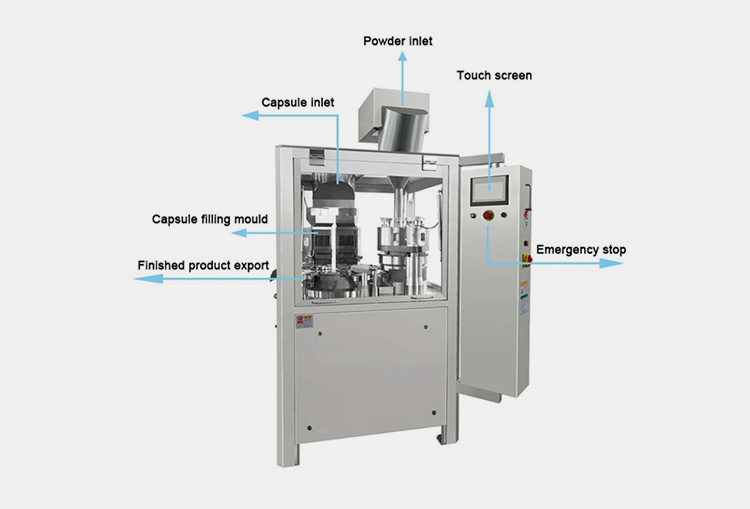 Components of Hardgel Capsule pill Filling Machine