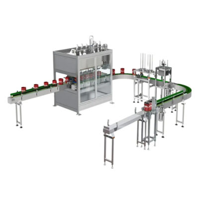 Automatic Smart PLC Control Solvent Base Paint Ink Filling Machine