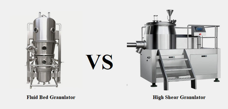 Fluid Bed Granulator and a High Shear Granulator