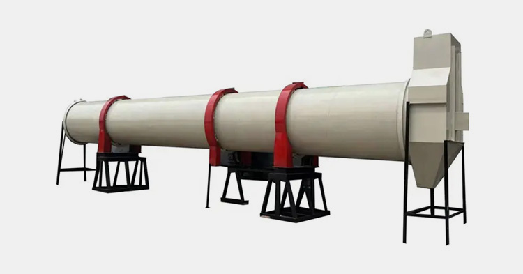 Single Pass Rotary Drum Dryer