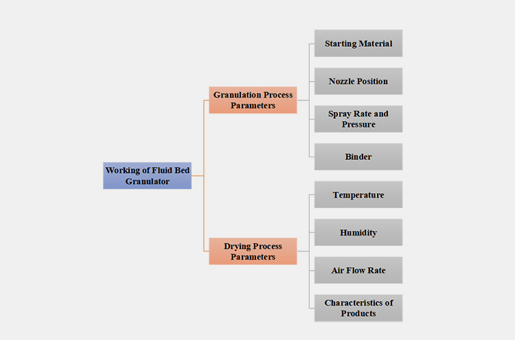 Working Parameters of a Fluid Bed Granulator