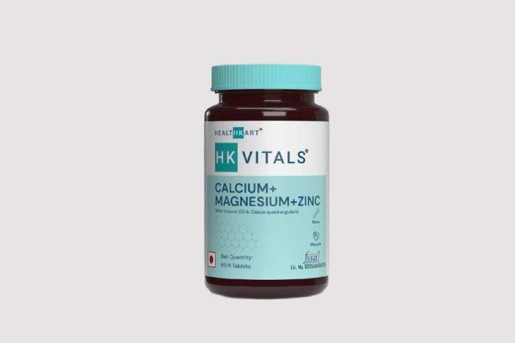 HealthKart HK Vitals Calcium with Mag Zinc & Vit D3