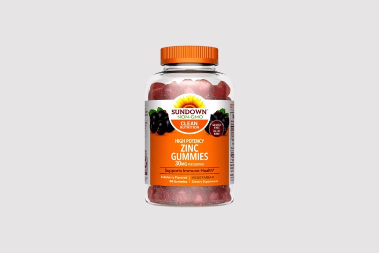 Sundown High Potency Zinc Gummies