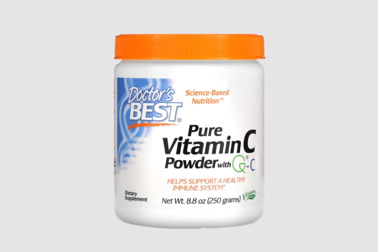 Doctor's Best Pure Powdered Vitamin C with Q