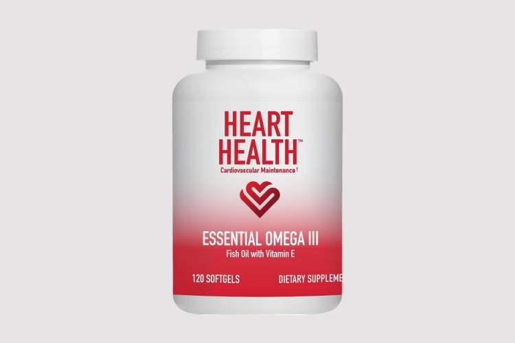 Heart Health Essential Omega 3 Fish Oil with Vitamin E