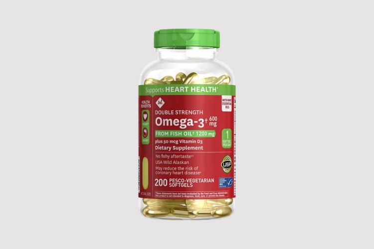 Member's Mark 600mg Omega 3 from Fish Oil with 50 mcg Vitamin D3