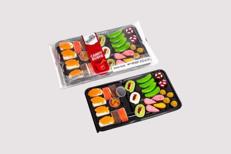Raindrops - Gummy Candy Large Sushi Bento Box