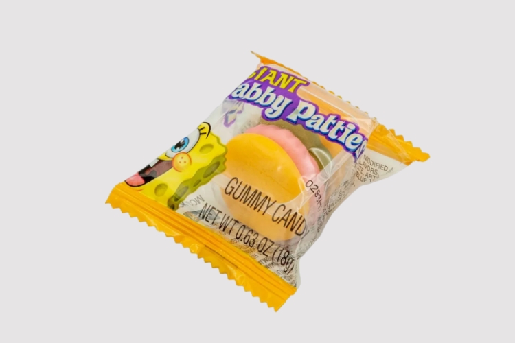 Spongebob Squarepants Giant Krabby Patties Gummy Candy