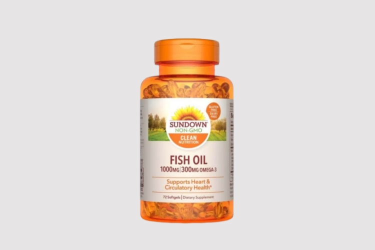 Sundown Nutrition Fish Oil 1000mg Softgels