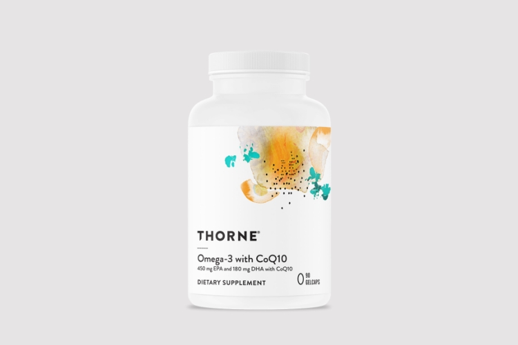 Thorne Omega 3 with CoQ10 Capsules