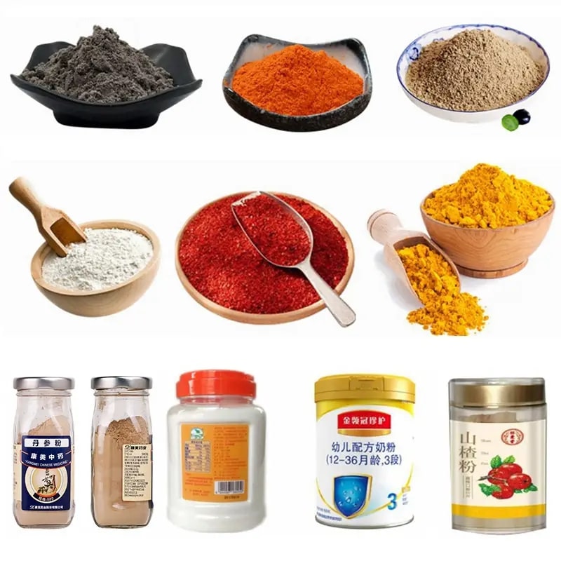 products of powder weighing and filling production line