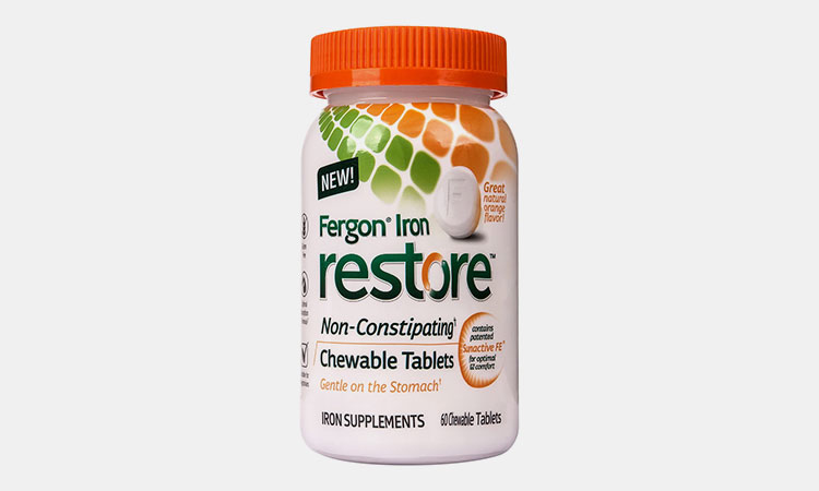 Restore-Iron-Supplement-Chewable-Tablets
