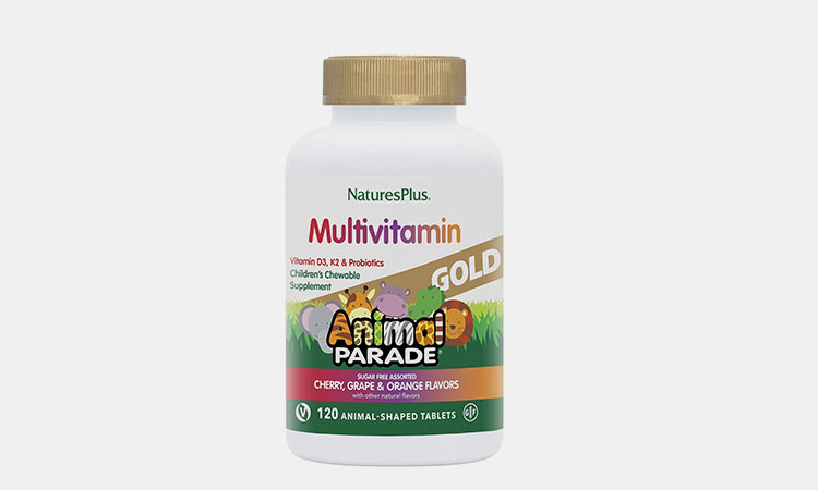 NaturesPlus-Animal-Parade-Gold-Children's-Multivitamin