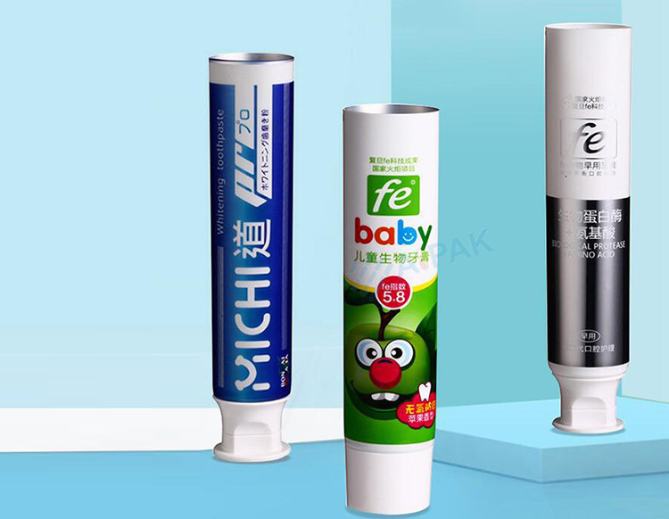Toothpaste-with-laminated-tubes